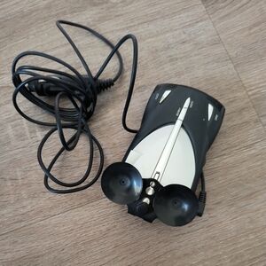 Black and Light Gray Car Radar Detector with Suction Mount